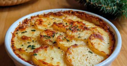 gratin pommes de terre ail fromage gratine fondant maison