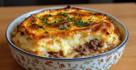 hachis parmentier classique puree viande gratinee fondant