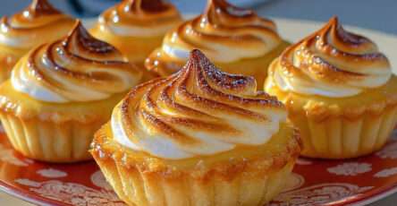 tartelettes citron meringuée doree creme citron maison