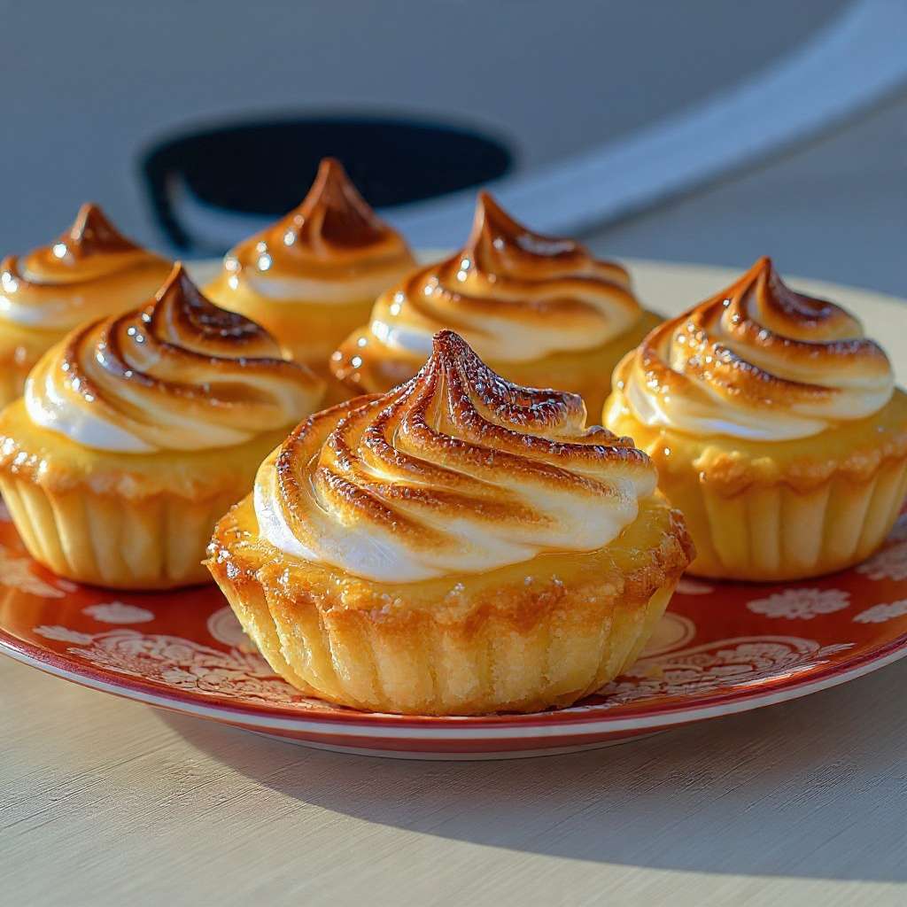 tartelettes citron meringuée doree creme citron maison