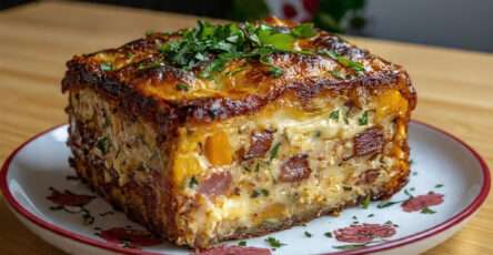 Gratin de légumes jambon fromage dore anti gaspi maison