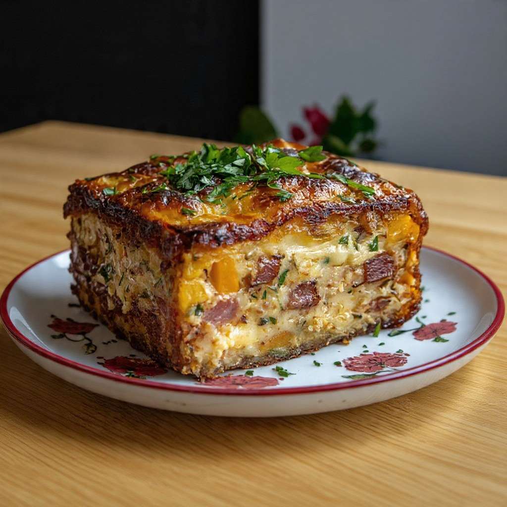 Gratin de légumes jambon fromage dore anti gaspi maison