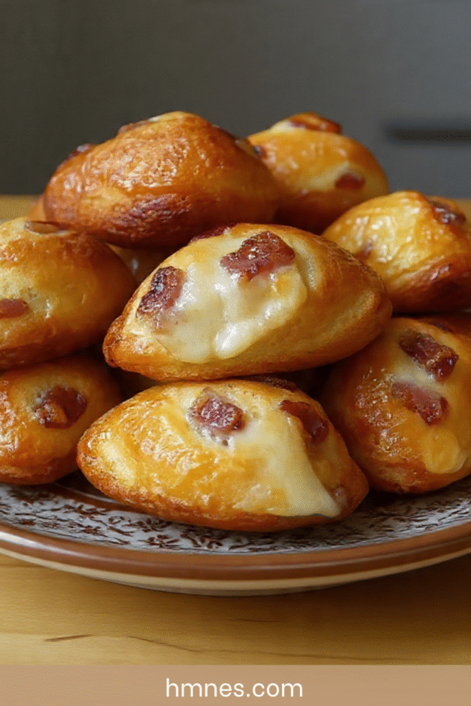 Madeleines salées lardons fromage dorees moelleuses