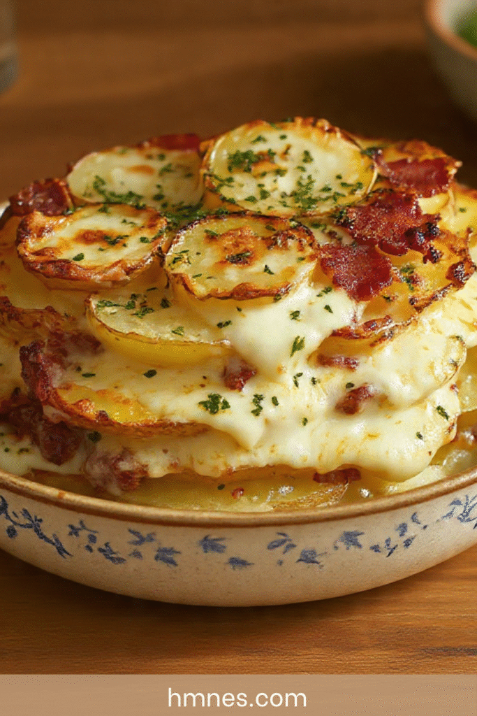tartiflette crousti-fondante fromage raclette gratinee
