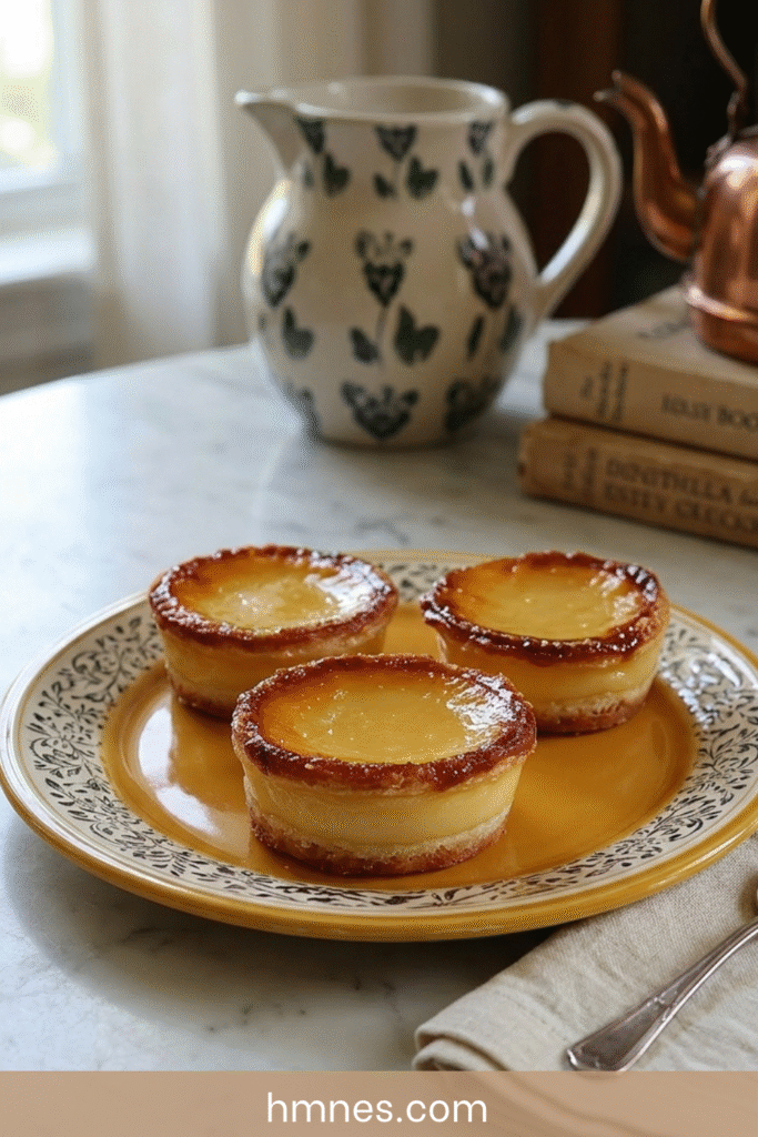 tartelettes flan vanille dorees maison creme fondante