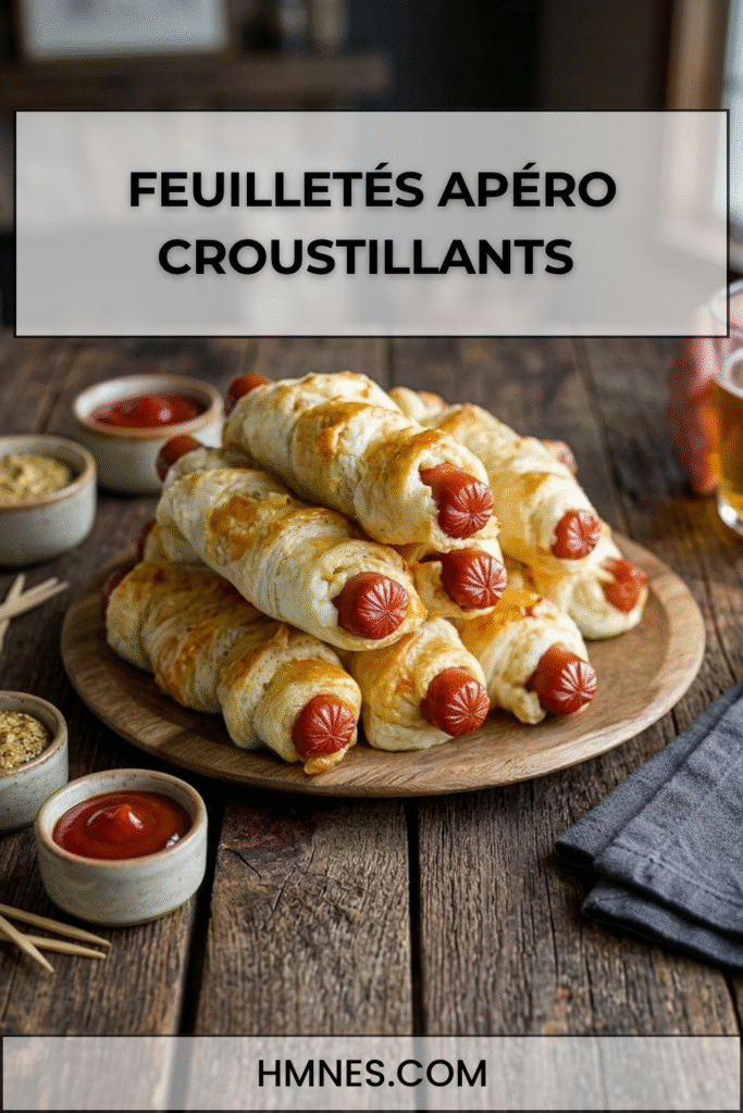 Feuilletés apéro mini saucisses croustillants maison