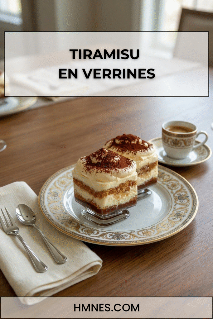 tiramisu en verrines express cafe mascarpone cacao