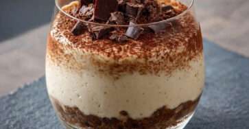 Crème café mascarpone cappuccino verrines gourmandes maison
