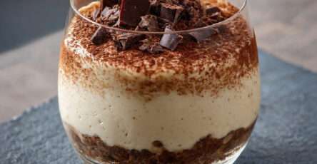 Crème café mascarpone cappuccino verrines gourmandes maison