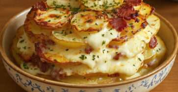 tartiflette crousti-fondante fromage raclette gratinee