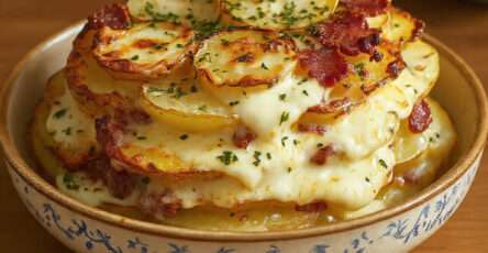 tartiflette crousti-fondante fromage raclette gratinee