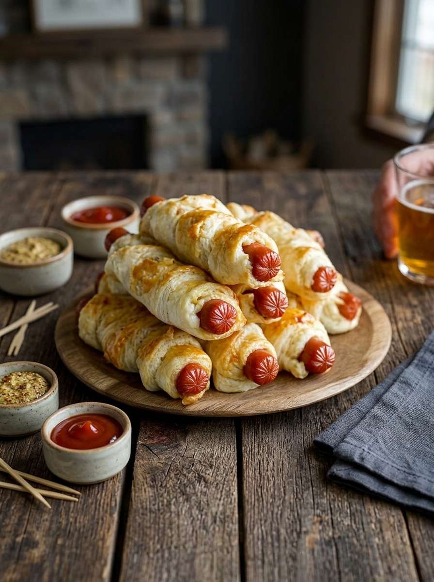 Feuilletés apéro mini saucisses croustillants maison