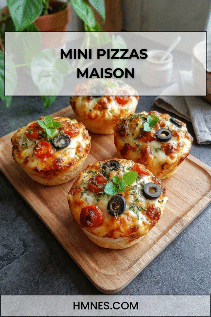 mini pizzas maison mozzarella olives tomates cerises
