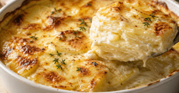 Gratin dauphinois léger aux pommes de terre fondantes