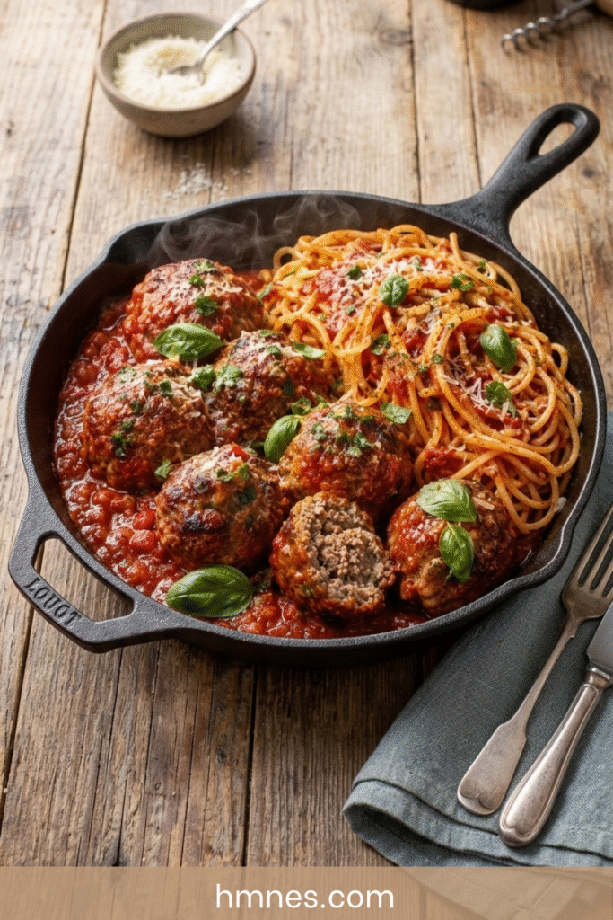 Boulettes de bœuf tendres dans une sauce tomate au basilic