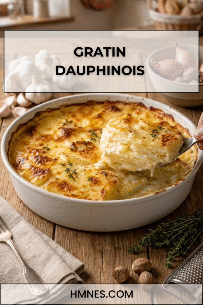 Gratin dauphinois léger aux pommes de terre fondantes